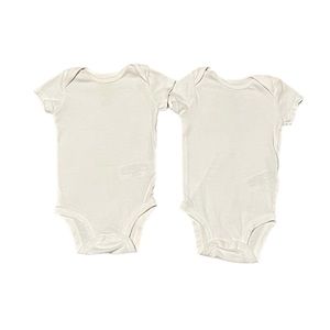 2 Pack 3M White Onesie Bundle